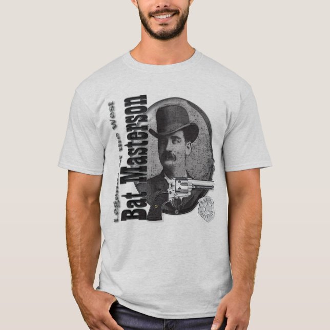 Bat Masterson Legendary Lawman Deluxe T shirt (Front)