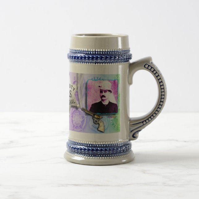 Bat Masterson Pop Art Cups & Mugs (Right)