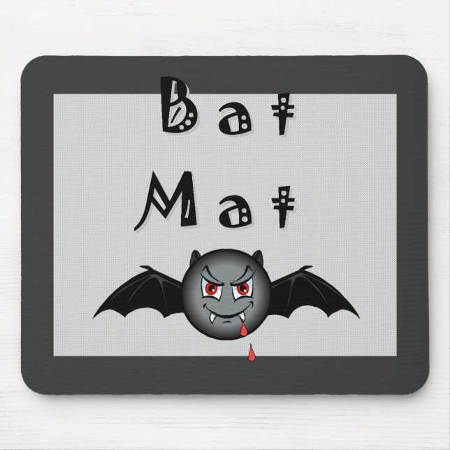 Bat Mat Mouse Pad (Front)