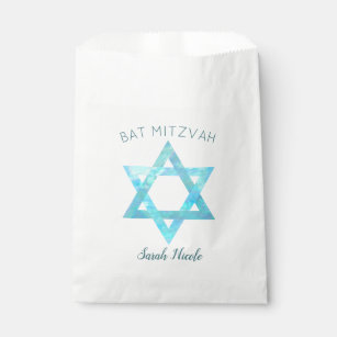 Clear Tote Bag Party Favor Giveaways for Bar and Bat Mitzvahs