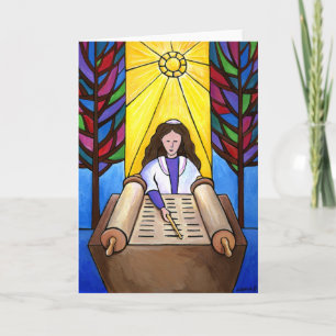 Bat Mitzvah Card