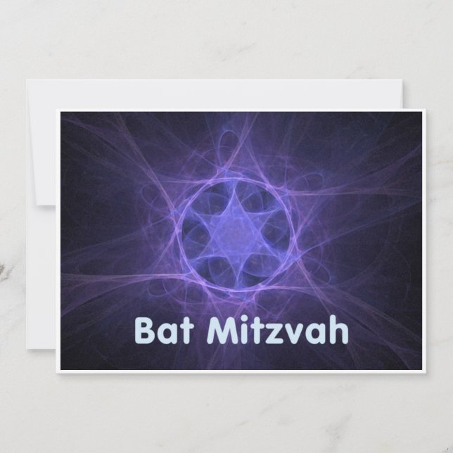 Bat Mitzvah Card (Front)