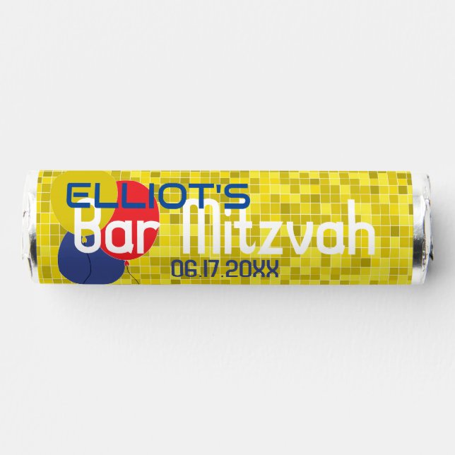 Bat Mitzvah Game On Breath Savers® Mints (Front)