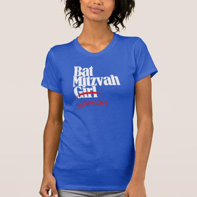 Bat Mitzvah Girl (woman) shirt (Front)