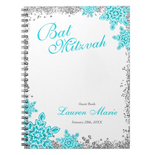 Bat Mitzvah Glam Winter Wonderland Guest Book