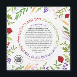 Bat Mitzvah  Hafrashat Challah Yehi Ratzon Favor<br><div class="desc">Planning a Challah-Themed Bat Mitzvah Celebration? We've got you covered! With matching Challah Dough Covers, aprons Invites, and more. Also makes a beautiful Community Challah Bake Take-home favor. Contact us about wholesale price discounts. email: BestDressedBread@gmail.com A beautiful Magnet with the full text of The Hebrew Blessing said when 'Taking Challah"...</div>