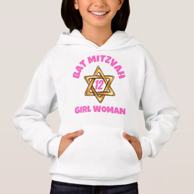 Bat Mitzvah  Hoodie (Front)