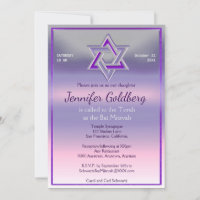 Bat Mitzvah Invitation