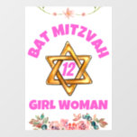 Bat Mitzvah Modern Star of David Acrylic Print Foa Wall Decal<br><div class="desc">happy bat mitzvah, bat mitzvah, batmitzvah, bat mitzvah gift, 12th birthday, 12th birthday gift, 12th birthday gifts, torah, 12 years old, jewish, jewish gift, jewish gifts, jerusalem, israel, jewish holiday, jewish holidays, judaism, judaiic, judaica, hebrew, shabbat, hanukkah, bat mitzvah, shalom</div>