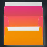 Bat Mitzvah Orange to Pink Ombre Envelope<br><div class="desc">Bar Mitzvah and Bat Mitzvah invitation sets designed by Umua. Printed and shipped by Zazzle or its partners.</div>