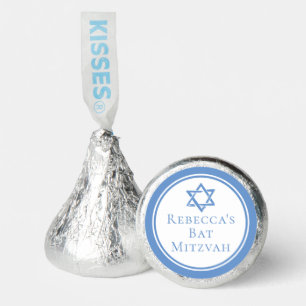 Bat Mitzvah Party Light Blue Star of David Hershey®'s Kisses®