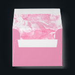 Bat Mitzvah Pink Watercolor Flowers Envelope<br><div class="desc">Bar Mitzvah and Bat Mitzvah invitation sets designed by Umua. Printed and shipped by Zazzle or its partners.</div>
