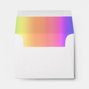 Bat Mitzvah Rainbow and Ribbon Envelope