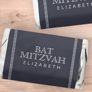 Bat Mitzvah Simple Modern Elegant Chic Hershey's Miniatures