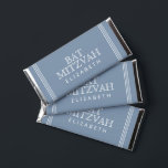 Bat Mitzvah Simple Modern Elegant Hershey Bar Favors<br><div class="desc">This simple and modern design is composed of sans serif and serif typography.</div>