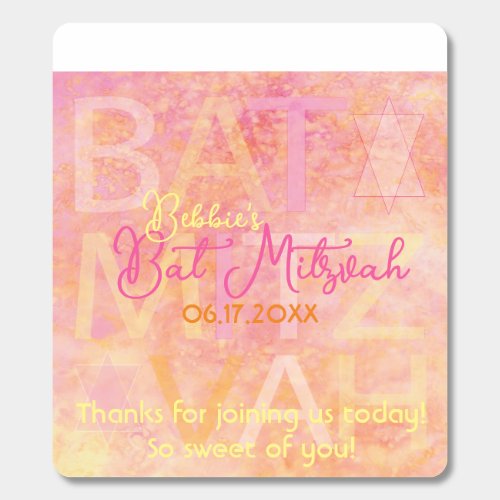 Bat Mitzvah Simply Subtle Breath Savers Mints