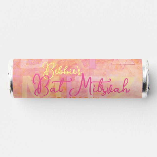 Bat Mitzvah Simply Subtle Breath Savers® Mints (Front)