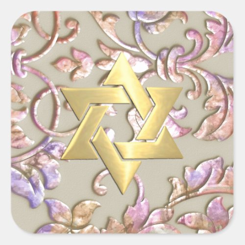 Bat Mitzvah Square Sticker