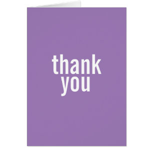 Bat Mitzvah Thank You Cards {Purple}