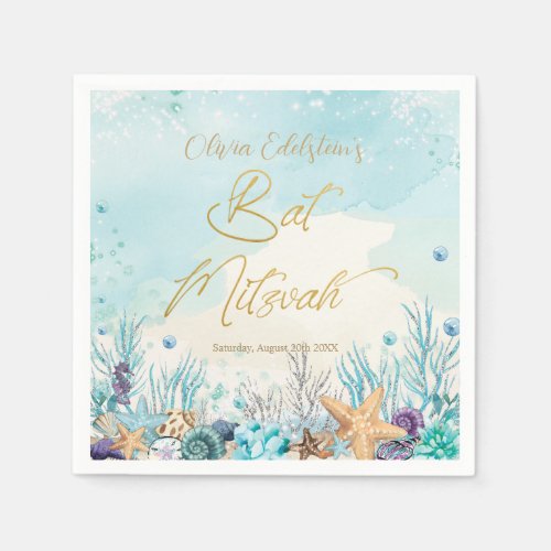 Bat Mitzvah Under the Sea Beach 12th 13th Birthday
