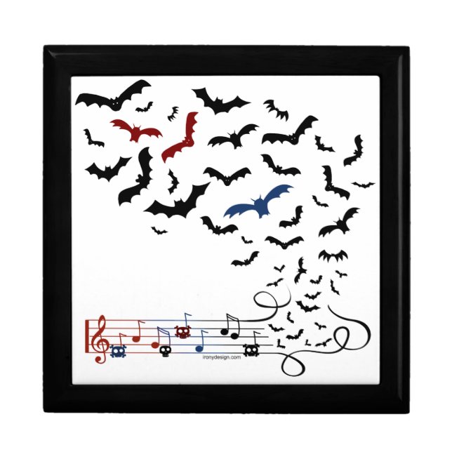 Bat Music Design 2 Gift Box (Front)