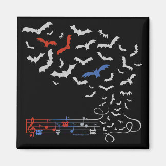 Bat Music Design 2 Magnet