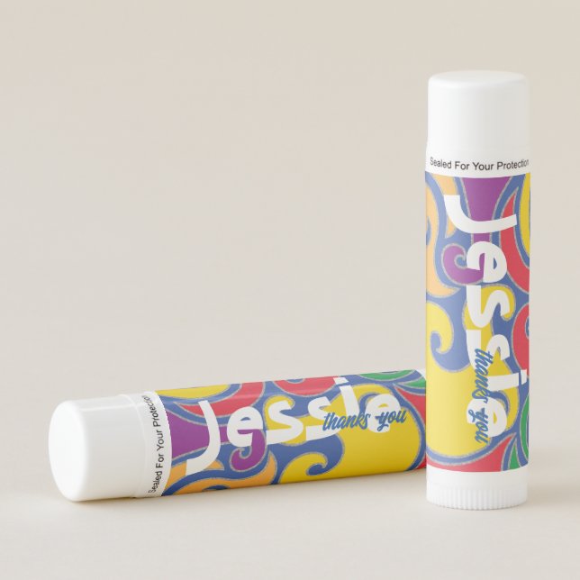 Bat or Bar Mitzvah  Hippie Dippie Lip Balm (Front)