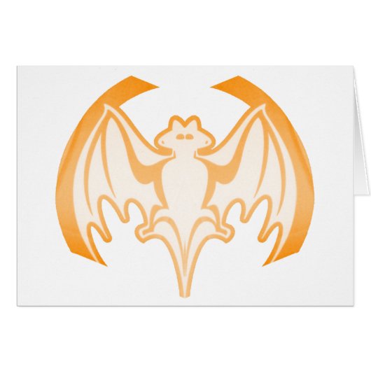 Bat Orange Inv The MUSEUM Zazzle Gifts (Front Horizontal)