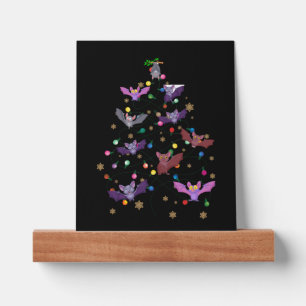 Bat Ornament Decoration Christmas Tree Tee Bat Xma Picture Ledge