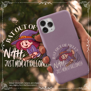 Bat Out of Hell? Nah, Just Mom at Halloween iPhone 15 Case