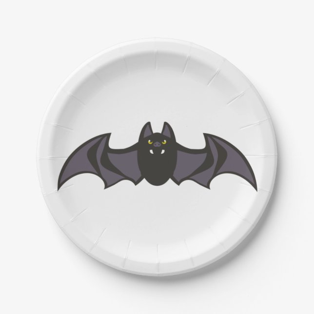 Bat Paper Plates (Front)