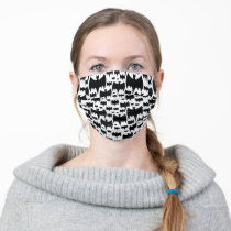Bat Pattern Adult Cloth Face Mask