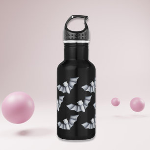 Bat Pattern Stainless Steel Water Bottle