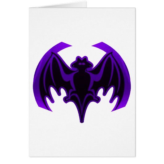 Bat Purple The MUSEUM Zazzle Gifts (Front)