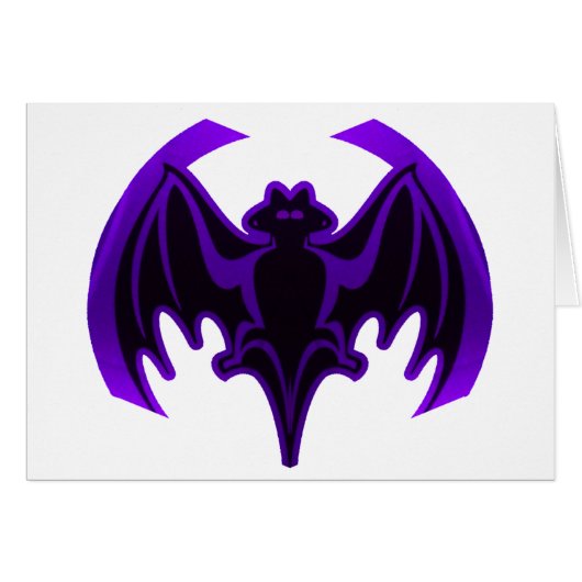 Bat Purple The MUSEUM Zazzle Gifts (Front Horizontal)