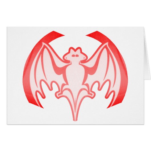 Bat Red Inv MUSEUM Zazzle Gifts (Front Horizontal)