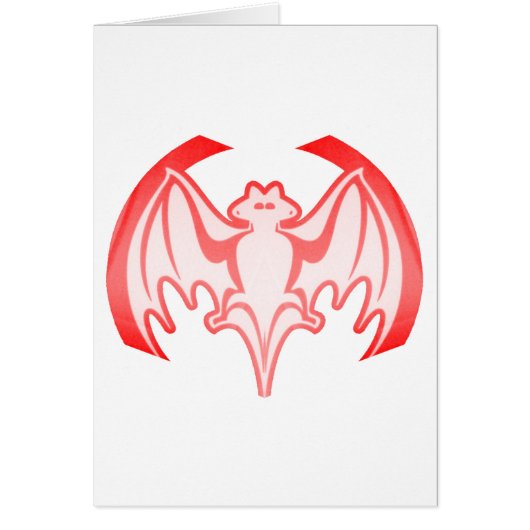 Bat Red Inv MUSEUM Zazzle Gifts (Front)