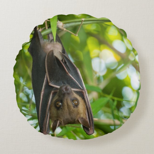 Bat Round Pillow (Front)