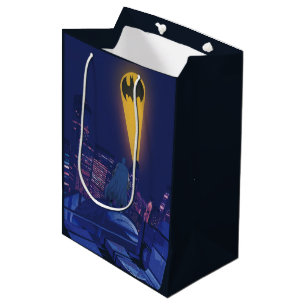 Bat Signal Over Gotham Medium Gift Bag