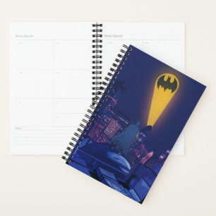 Bat Signal Over Gotham Planner