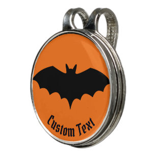 Bat Silhouette Golf Hat Clip