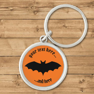 Bat Silhouette Keychain