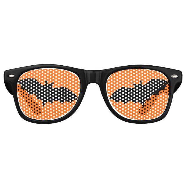 Bat Silhouette Retro Sunglasses (Front)