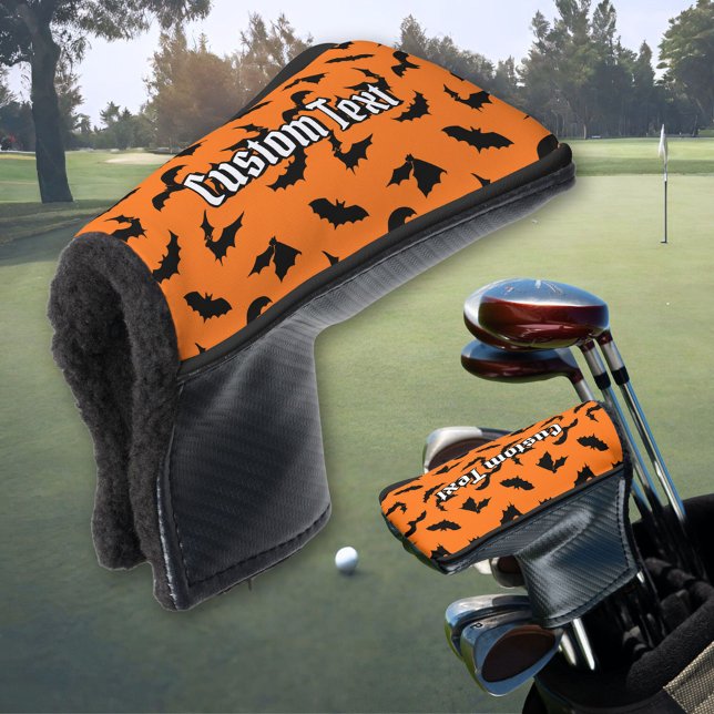 Bat Silhouettes Pattern Golf Head Cover (Creator Uploaded)