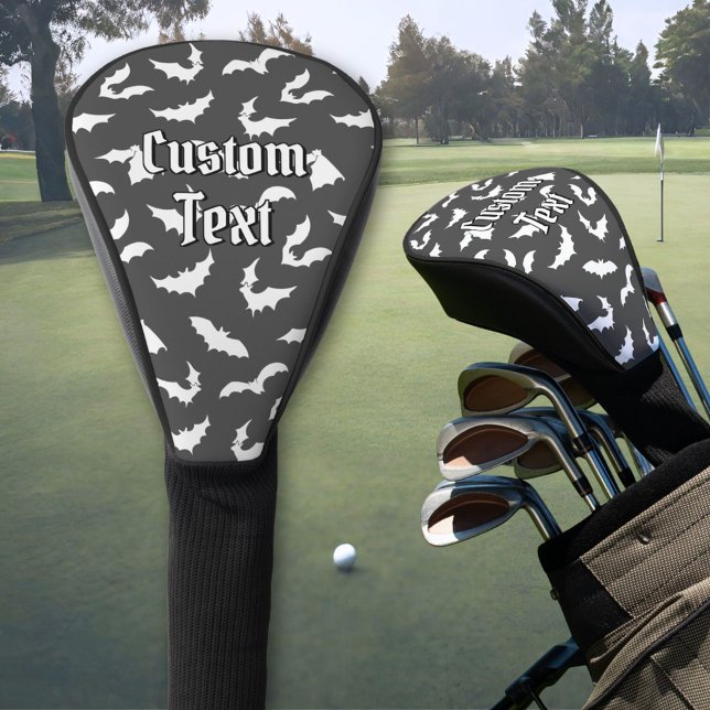 Bat Silhouettes Pattern Golf Head Cover (Creator Uploaded)
