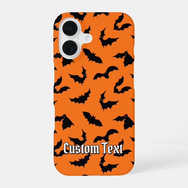 Bat Silhouettes Pattern Iphone Case (Back)
