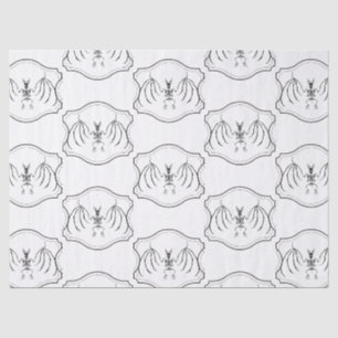 Bat Skeleton Goth Spooky  Tissue Paper