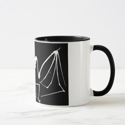 Bat skeleton mug