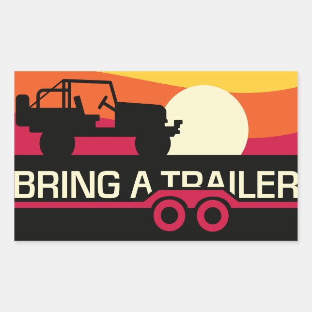 BaT Sunset 4x4 Sticker (Front)