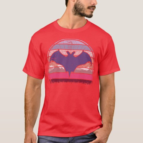Bat Sunset T_Shirt